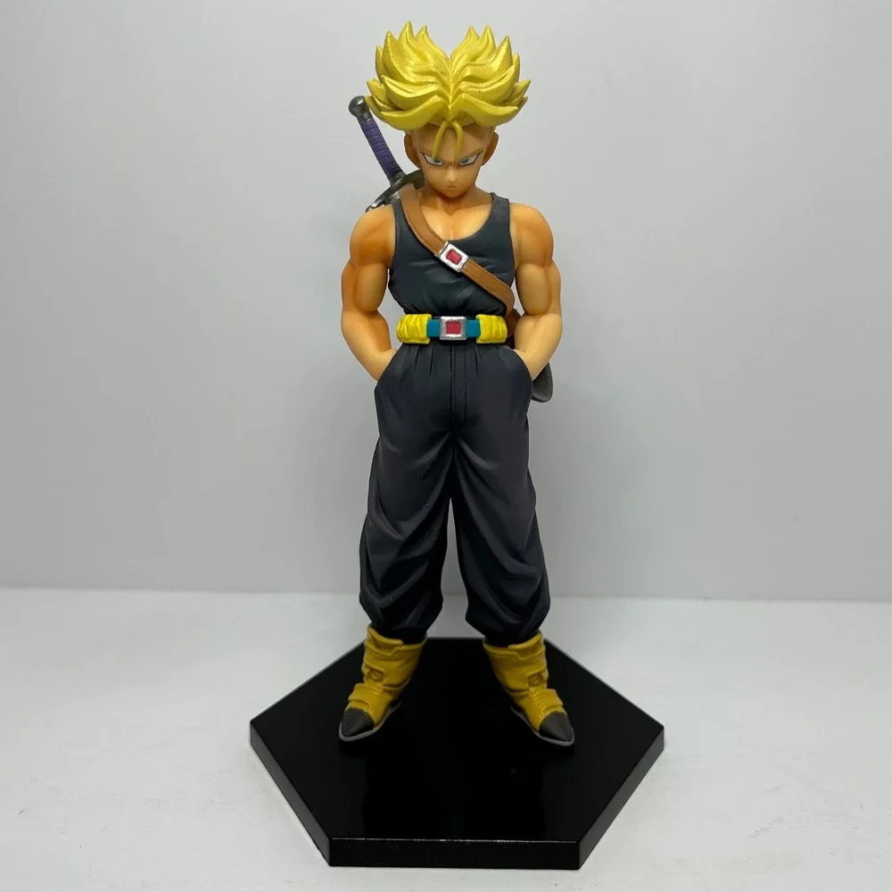 Dragon Ball Z Super Saiyan Trunks Action Figure with Sword 6.5 Inch Anime Toy